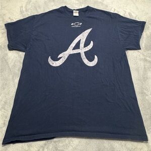 RARE ATLANTA BRAVES CHEVROLET PROMOTION STADIUM TEE‎ SHIRT. #1 SIZE XL